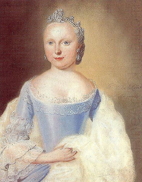 Portrait of Carolina of Orange-Nassau, unknow artist